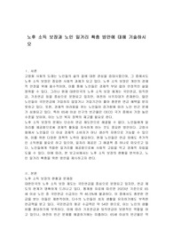 노후 소득 보장과 노인 일거리 확충 방안에 대해 기술하시오