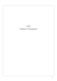 Software fundment - Computer architecture