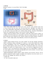 [간호학과] 성인간호학 직장암 CASE STUDY (간호진단 3개 간호과정 3개)