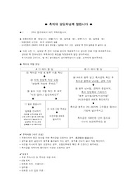 결혼식 축의대 안내문