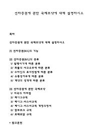 선하증권에 관한 국제조약에 대해 설명하시오
