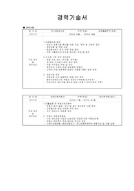 경력기술서_예시_보험대리점_경영지원파트