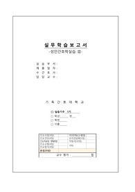 성인간호학A+ 응급실케이스 흡인성 폐렴 간호진단5개 중2개/문헌고찰, 대인관계보고서, 윤리집담 포함