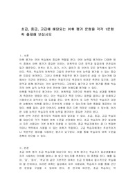 초급, 중급, 고급에 해당되는 어휘 평가 문항을 각각 1문항씩 출제해 보십시오