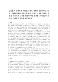 갈등론적 관점에서 의료인과 환자 관계를 설명하시오. 또한, 현대사회에서 의료인과 환자 관계의 변화를 가져온 요인을 제시하고, 그러한 요인이 어떤 변화를 가져왔는지 자신의 견해를 포함하여 설명하시오.