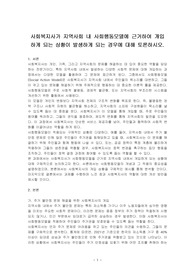 사회복지사가 지역사회 내 사회행동모델에 근거하여 개입하게 되는 상황이 발생하게 되는 경우에 대해 토론하시오.