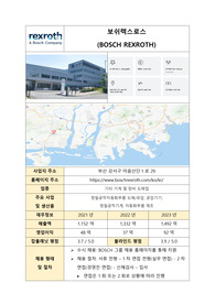 보쉬렉스로스 (BOSCH REXROTH) 취업, 면접 대비 비법서