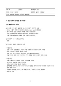 gastrectomy 수술 후 간호진단 및 계획