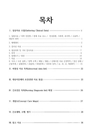 일산화탄소 중독 케이스스터디 (간호진단 5개, 간호과정)