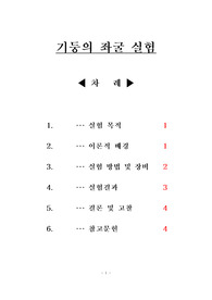 구조실험 기둥의 좌굴 실험