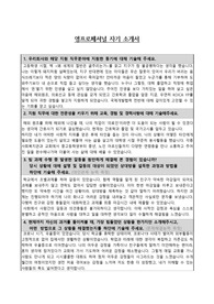 코이카 인턴(KOICA YP) 영프로페셔널 자기소개서 (합격)