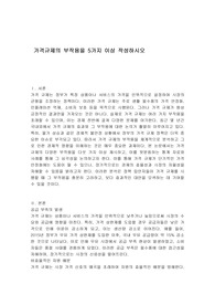 가격규제의 부작용을 5가지 이상 작성하시오