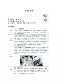 사회복지사 실습일지(160시간)