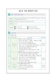 [교수학습과정안][수업지도안] 중학교 역사 교수학습과정안으로 단원은 &lt;새로운 사회 개혁론의 등장&gt;입니다.