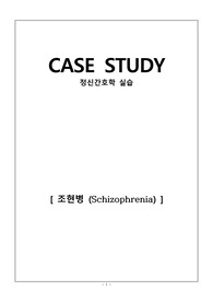 조현병 간호진단 3개