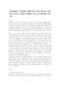 정신장애인의 인권침해 사례를 2가지 이상 제시하고 이들에서 나타나는 공통된 문제점의 진단 및 개선방안을 논하시오.