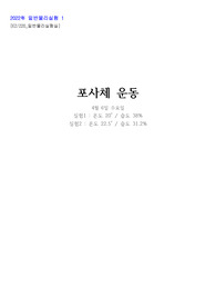 [일물실] 포사체 운동