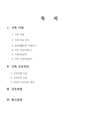 A+ 지역사회간호학 케이스 / 가족간호과정 2개 / 사정자료3개