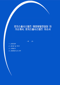 로지스올시스템즈 태양광발전담당 자기소개서, 로지스올시스템즈 자소서
