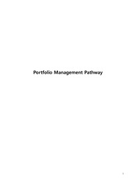 CFA level3, 레벨3 Portfolio Management Pathway (전과목 보유)