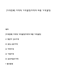 [가격전략] 지역적 가격결정(지역에 따른 가격결정)