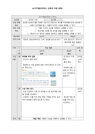 AI디지털리터러시 교육의 이해 과제(교수학습지도안)