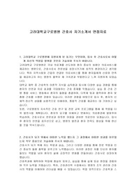 고려대학교구로병원 간호사 자기소개서 면접자료