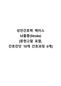 성인간호학 신경과 실습 뇌졸중 케이스