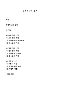 무역계약의 법리