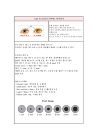 Pupli Reflex(동공반사) 사정하기