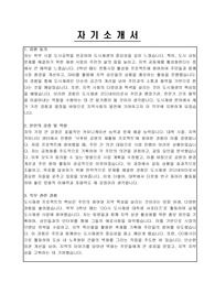 도시재생 코디네이터 자기소개서, 직무수행계획서