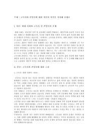 고독사와 존엄사에 대한 자신의 의견을 작성해 보세요