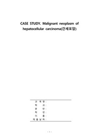 간세포암 케이스(HCC) ER CASESTUDY