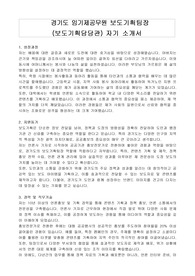 경기도 임기제공무원 보도기획팀장 (보도기획담당관) 자기 소개서, 직무수행계획서