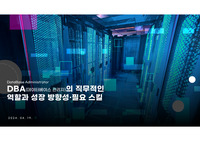 DBA(데이터베이스 관리자)의 직무적인 역할과 성장 방향성, 필요 스킬