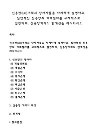 신용장(LC)거래의 당사자들을 자세하게 설명하고, 일반적인 신용장의 거래절차를 구체적으로 설명하며, 신용장거래의 한계성을 제시하시오
