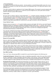 MBA 합격 영문 Essay 2