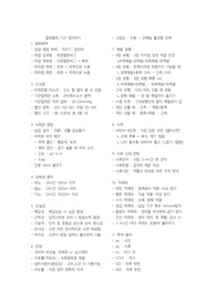 기본간호학 헷갈리는 개념 위주의 국시 정리본