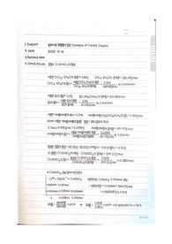 킬레이트 화합물의 합성 post report