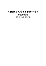 성인간호학실습A+ 협심증 간호과정(문헌고찰, 간호진단5개, 간호과정3개)