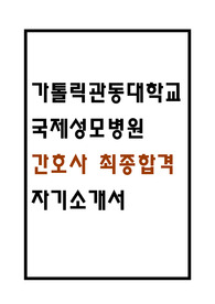 국제성모병원 자소서