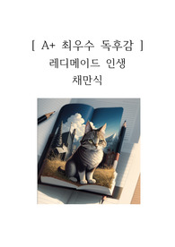 레디메이드 인생 독후감