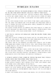 한국철도공사 자기소개서