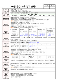 평가제 보육 일지 5세