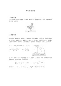 A++ 일반물리실험 탄동진자 실험 결과보고서