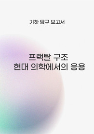 [기하 탐구 보고서] 프랙탈 구조의 현대 의학적 응용에 대한 탐구 보고서로 의학, 보건 분야에 관심있는 분들을 위한 보고서입니다.