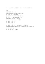 논문 요약정리, 국적이탈의 자유와 국적법상 국적이탈 제도