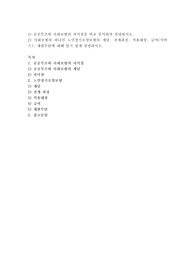 1) 공공부조와 사회보험의 차이점을 비교 분석하여 설명하시오. 2) 사회보험의 하나인 노인장기요양보험의 개념