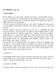 전자무역플랫폼과 u-Trade Hub