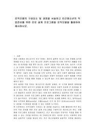 로직모델의 구성요소 및 과정을 서술하고 빈곤청소년의 직업준비를 위한 진로 설계 프로그램을 로직모델을 활용하여 제시하시오.